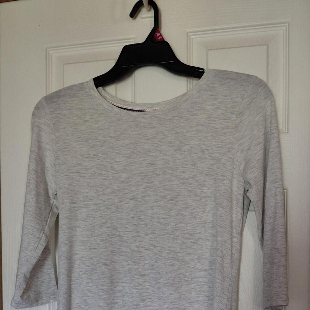 Bobbie-brooks Women's Grey and White Shirt